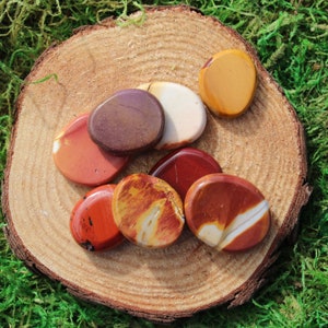 Mookaite Jasper Medium Medallions or Thumbstones