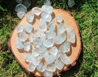 Light Blue Topaz Smaller Medium Tumbled