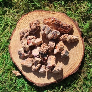 Vanadinite Sun Bleached Raw PIeces