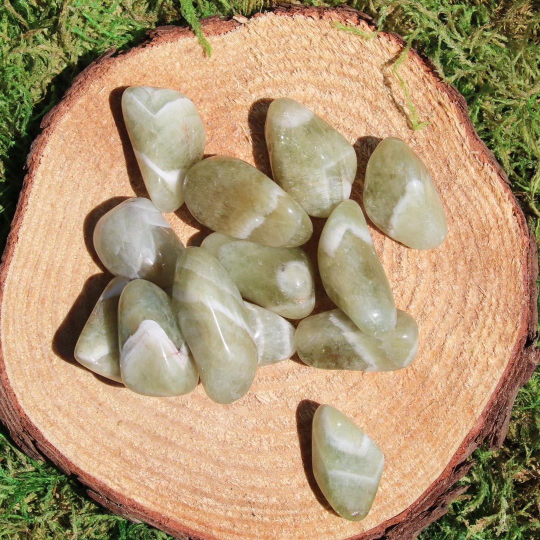 Prasiolite Tumbled **heat Treated**