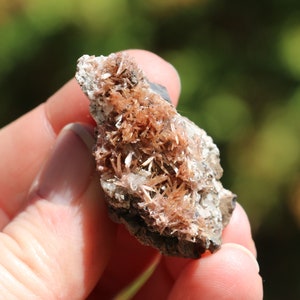 Inesite with Calcite Raw Single #G