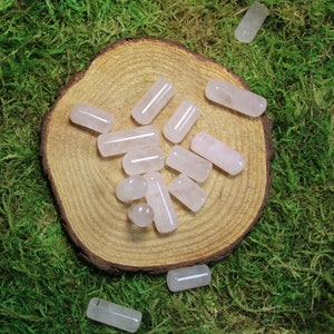 Rose Quartz Tumbled Cylinder