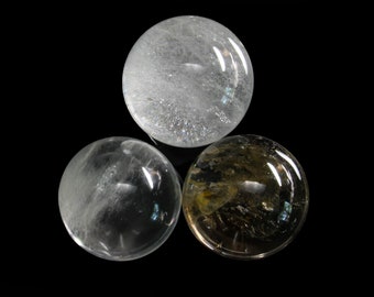 Clear Quartz Small Spheres*