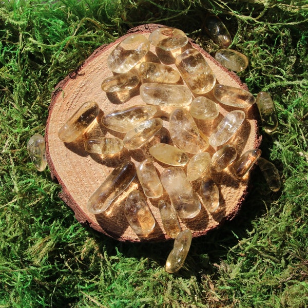 Natural African Citrine Tumbled