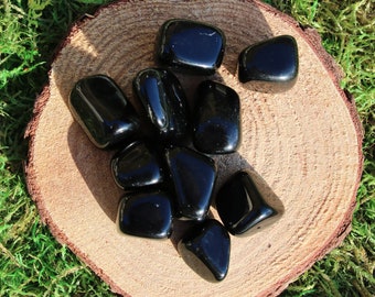 Black Obsidian Medium Polished Tumbled