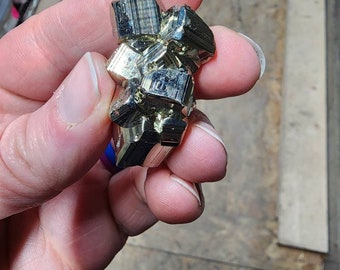 Pyrite Polished Natural Shape Piece #K*