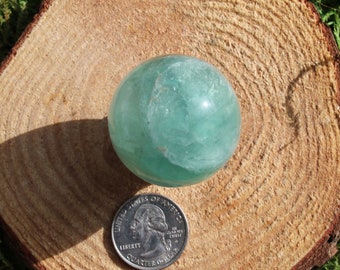 Green Fluorite Sphere #F