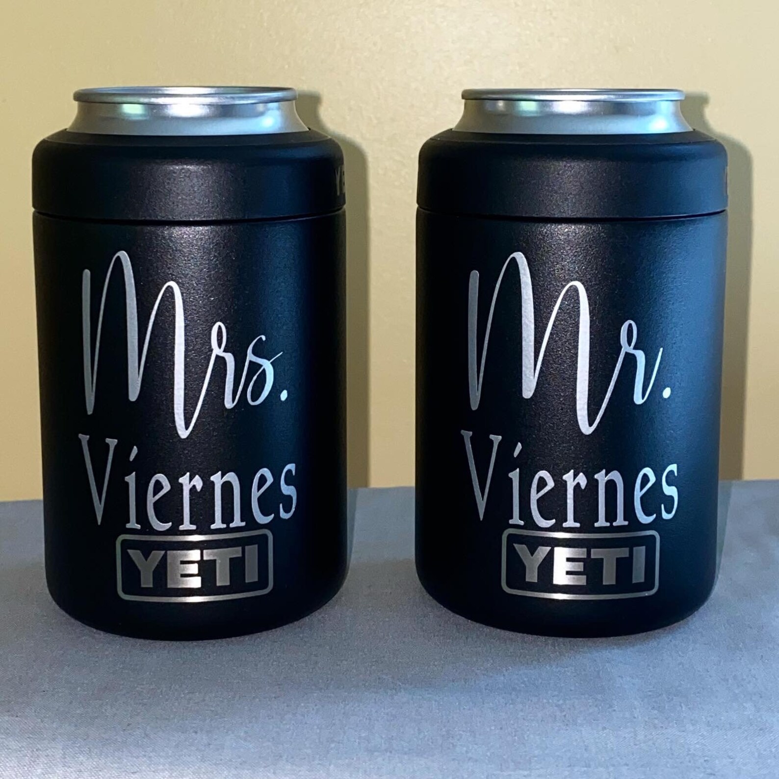 ENGAGEMENT or NEWLYWED gift Personalized YETI beer can Etsy