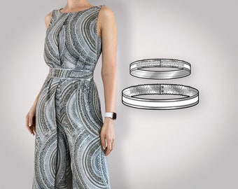 Sewing pattern | waistbelt Samanta | E-Book | size XXS-XL | pdf download | with sewing tutorial | sew you own elastic waistbelt