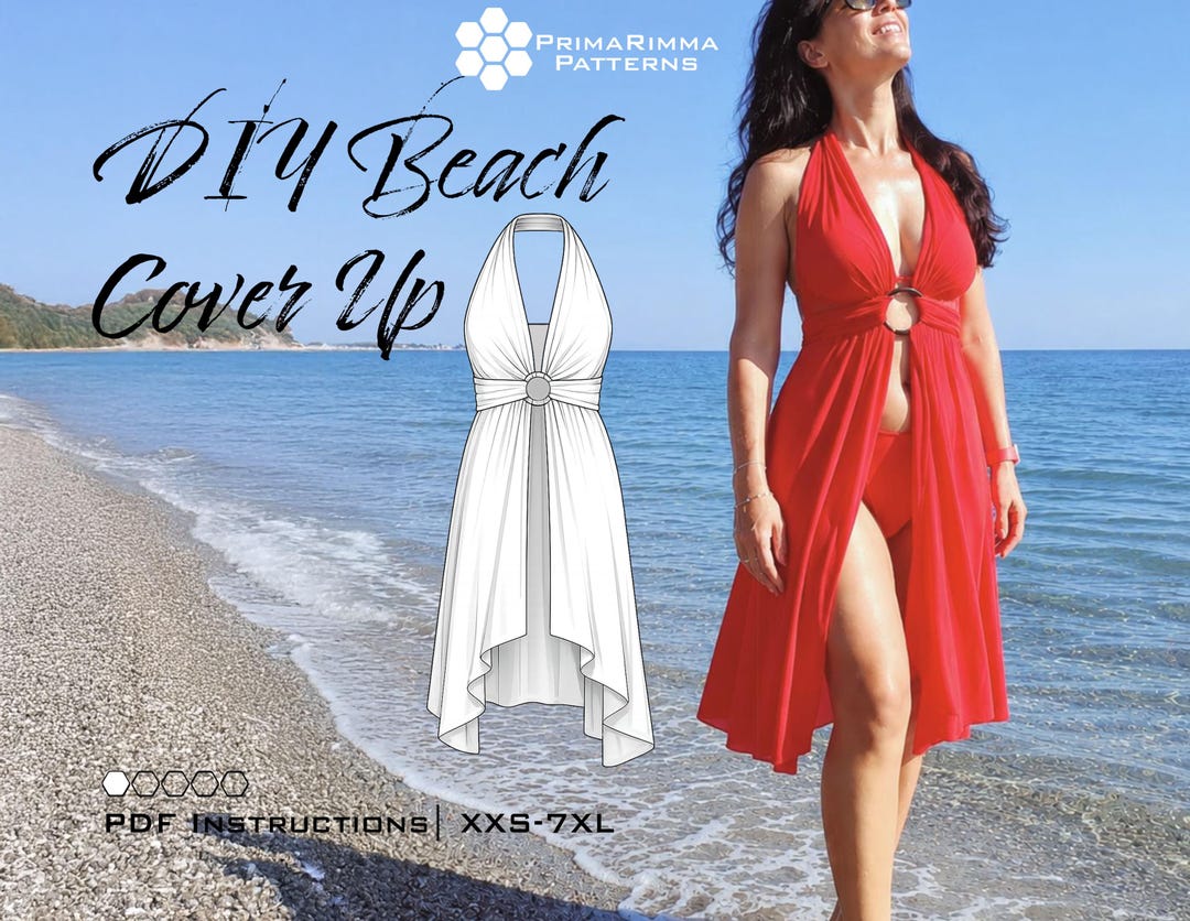 beach wrap dress instructions Learn How to Make a Simple Sarong