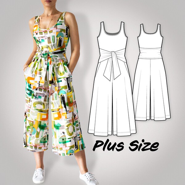 Plus Size Jumpsuit Etsy