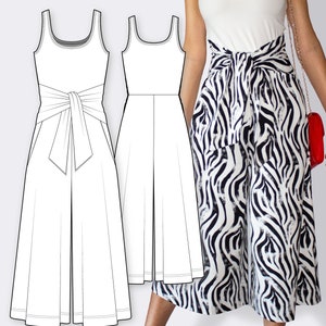 Sewing Pattern | Overall Jumpsuit Sophie Plus Size | 2XL - 7XL | Pdf ...