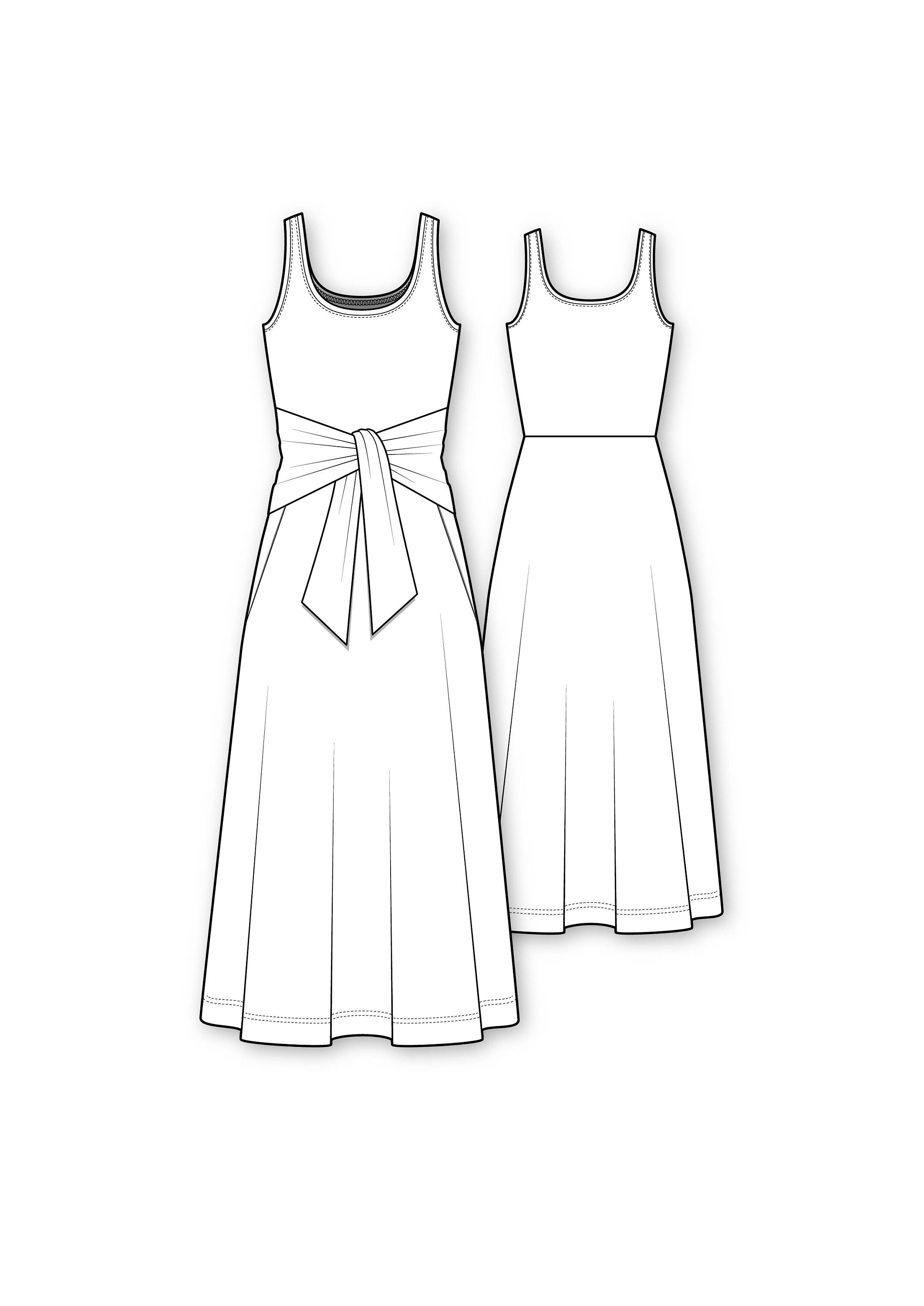 Sewing Pattern Jersey Dress Sophie Ebook Size XXSXL Etsy