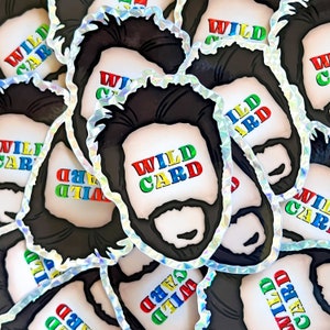 WILD CARD Charlie It&#39;s Always Sunny in Philadelphia Inspired Sticker, It&#39;s Always Sunny Sticker, Funny Sticker, Wild Card Sticker, IASIP