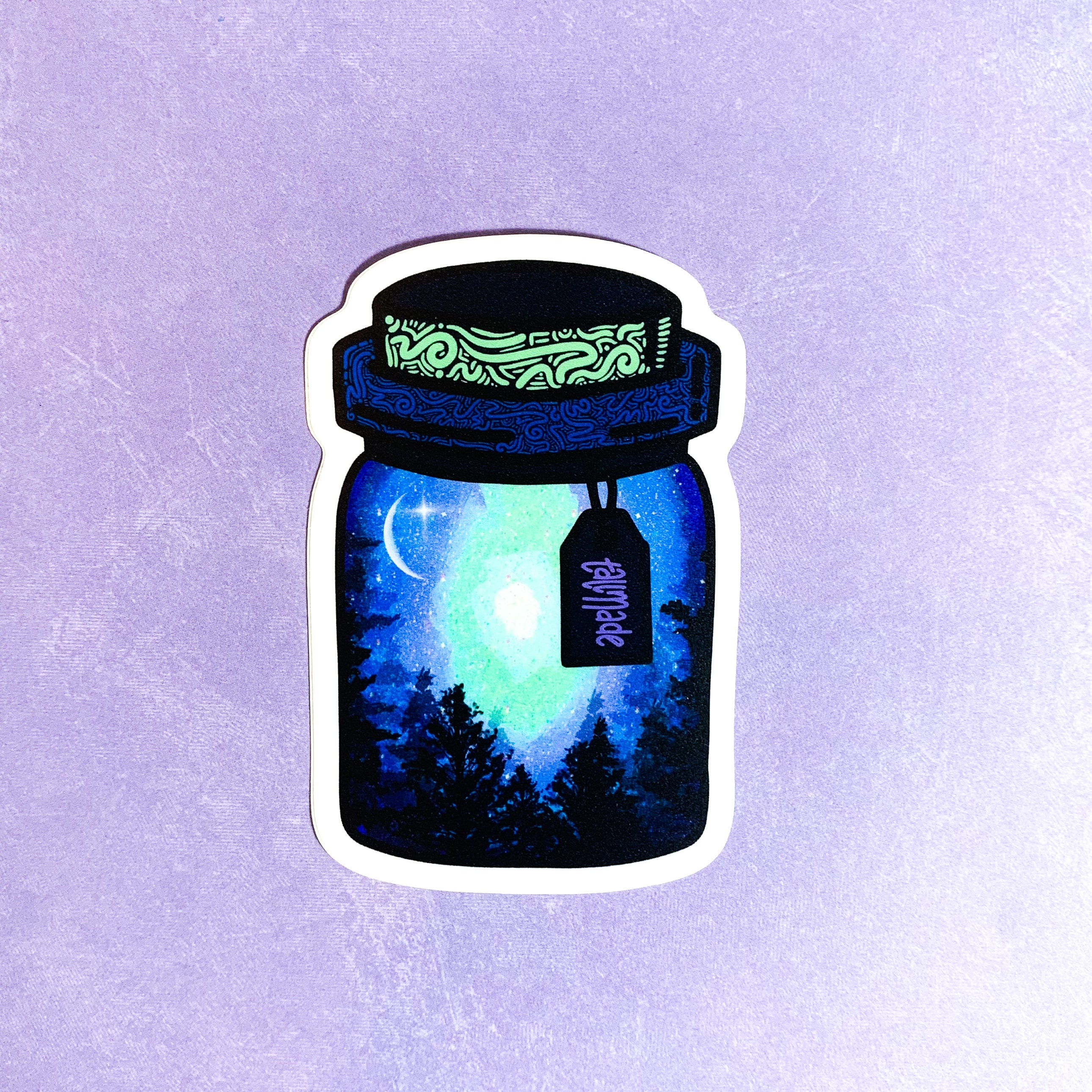 Mason Jar Matte Vinyl Sticker Mason Jar Vinyl Sticker Etsy UK