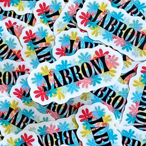 JABRONI Sticker, It&#39;s Always Sunny in Philadelphia Inspired Sticker, Floral, Funny, IASIP Quote Sticker | Funny Pop Culture Sticker