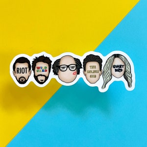 THE GANG It&#39;s Always Sunny in Philadelphia Inspired Sticker, It&#39;s Always Sunny Sticker, Funny Sticker, Matte Sticker