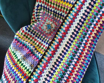 Exquisite Hand Crocheted Large Afghan Blanket