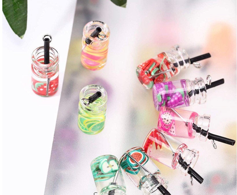 Resin Drink Charms 3 CHARMS FOR 5.00 Etsy