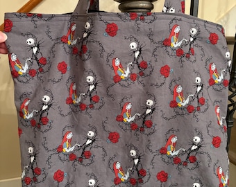 Jack and Sally Tote Bag