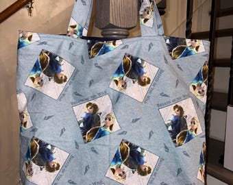 Link and Zelda tote bag