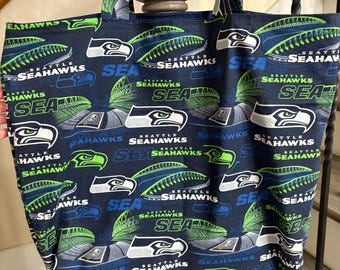 Seahawks tote bag