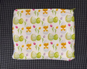 Easter egg chick  make up bag/ pencil pouch