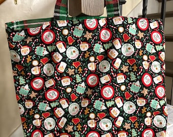 Santa cookies Tote Bag