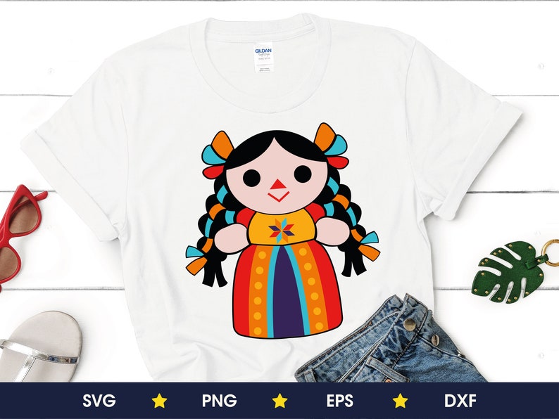 Mexican doll svg mexican maria doll svg png mac miller face | Etsy