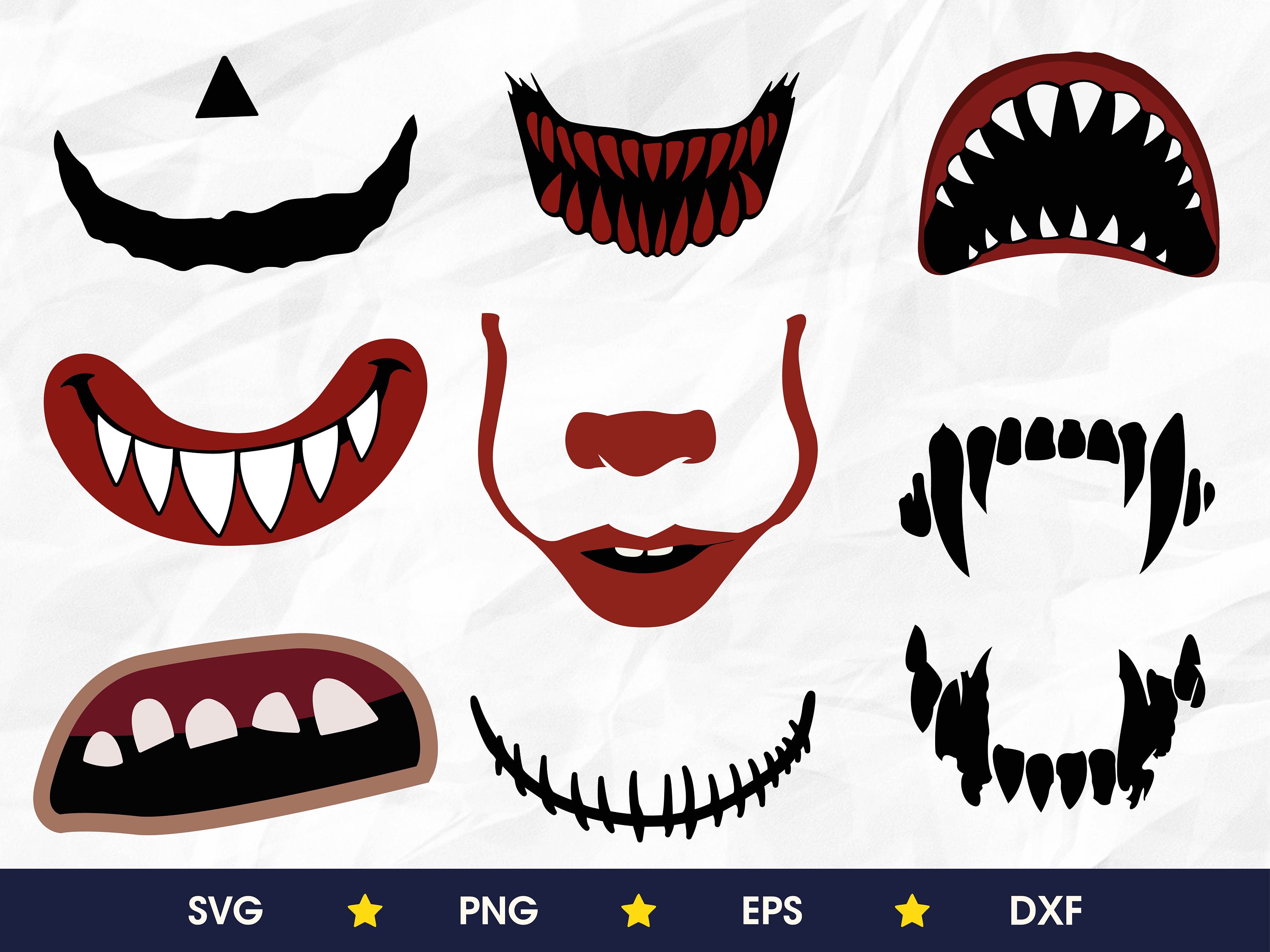 Monster Teeth SVG