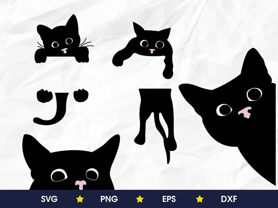 Download Peeking Cat Svg Png Eps Dxf Etsy Yellowimages Mockups