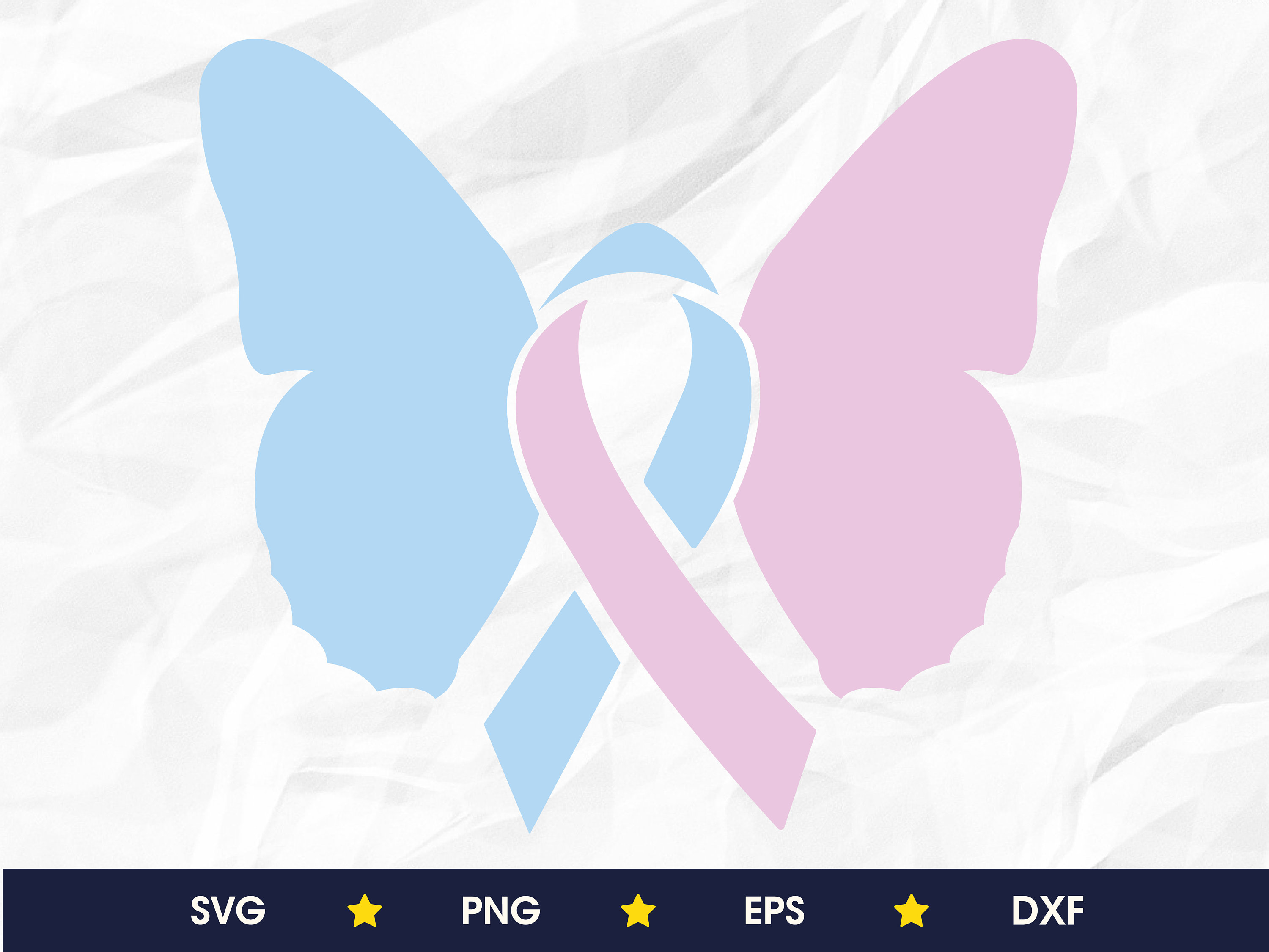 Infant loss butterfly ribbon svg Baby loss svg pregnancy | Etsy