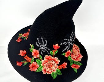 Cappello da strega Spider Rose