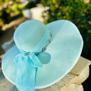 Turquoise Visor - Etsy