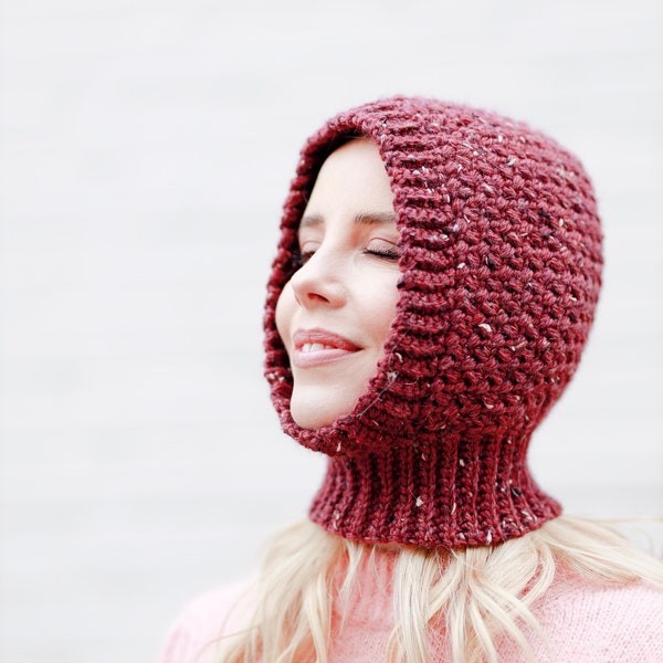 Crochet Balaclava Pattern | Yara Hood, Step-by-Step Photos (PDF Pattern)
