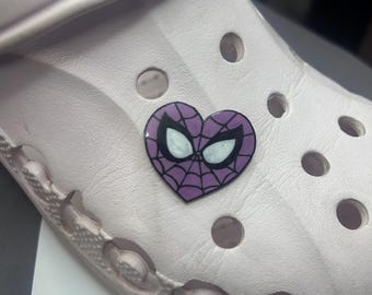Charm de cocodrilo de Spiderman
