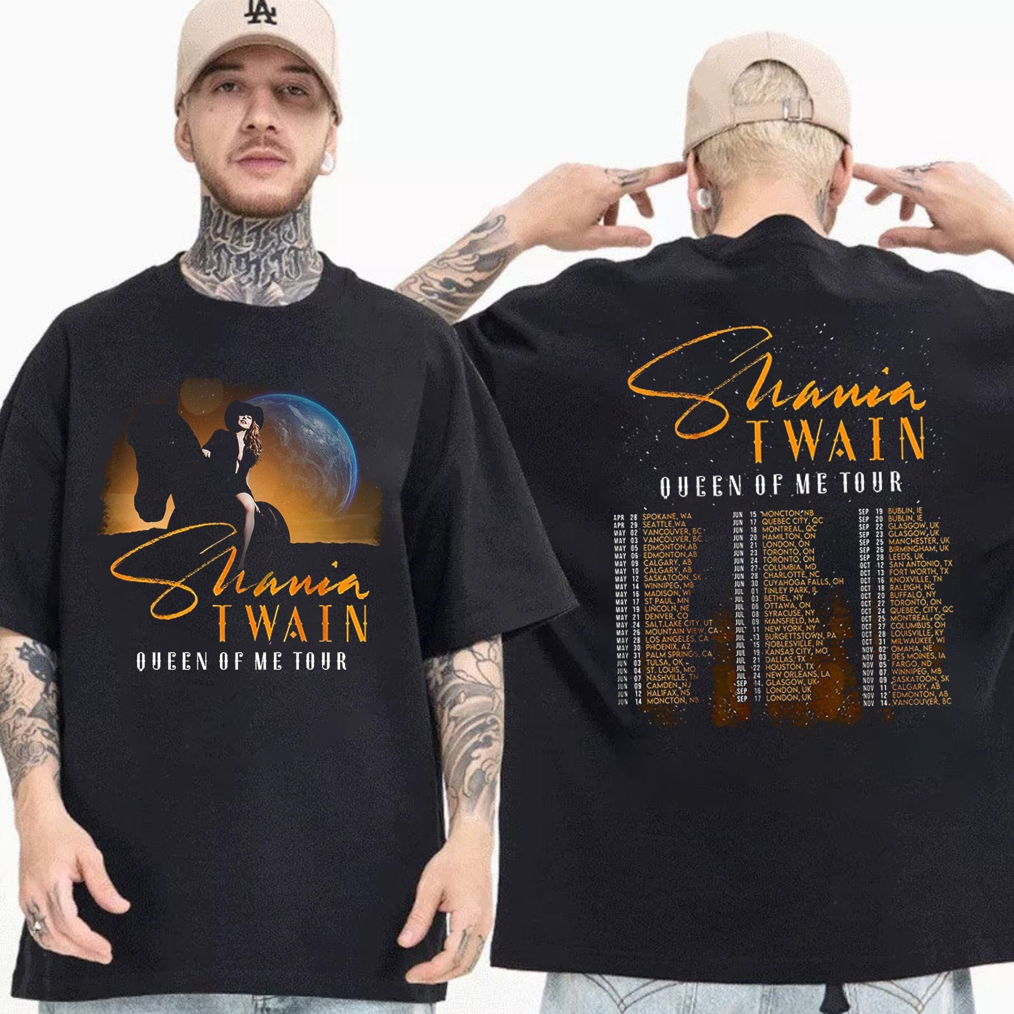 Queen Of Me Tour 2023 Shania Twain Shirt, Shania Twain Tee Vintage