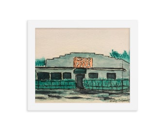 Nick's Pizza - Was one of the most popular pizza shops in Jax Beach. Framed
