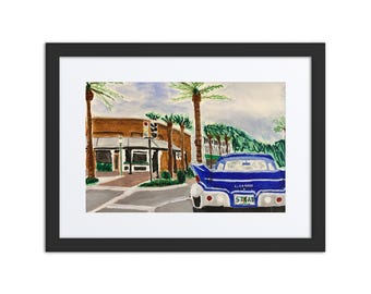 Classic car at Ragtime Tavern, Beaches Town Center