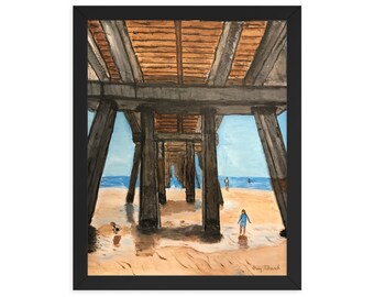 Pier Pressure - from a photo I took while walking on the beach.