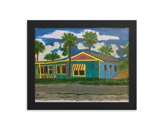 Somewhere in Flagler Beach - Framed