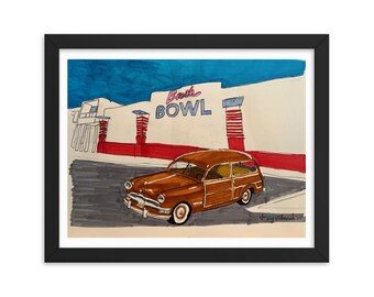 Classic Woody at Beach Bowl, Jacksonville Beach, Fl