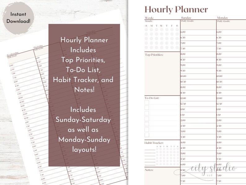 Weekly Planner, Daily Planner, Weekly Notepad, Daily Notepad, Daily To Do List, Weekly To Do List, Deskpad, Undated Planner, Planner Notepad image 2