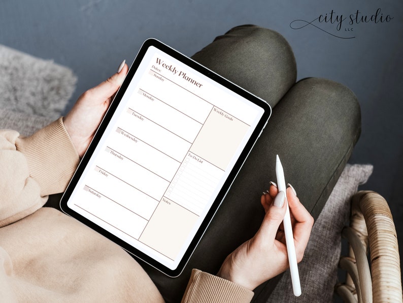 Weekly Planner, Daily Planner, Weekly Notepad, Daily Notepad, Daily To Do List, Weekly To Do List, Deskpad, Undated Planner, Planner Notepad image 8