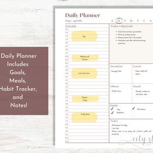Weekly Planner, Daily Planner, Weekly Notepad, Daily Notepad, Daily To Do List, Weekly To Do List, Deskpad, Undated Planner, Planner Notepad image 5
