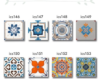 Hobby porcelain diy tiles, 10cm*10cm(4in*4in) Porcelain Tile, Special Design Decoration, 10 pieces (1 sq/ft)