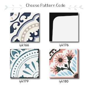 Home decor tiles, 20x20 cm(8x8 in) Porcelain Tile, Special Indoor and Outdoor Tiles, 1 pack (3 pieces / 1.29 sqft)