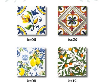 Consept patterned porcelain tiles, 10cm*10cm(4in*4in) Porcelain Tile, Special Design Decoration, 10 pieces (1 sq/ft)