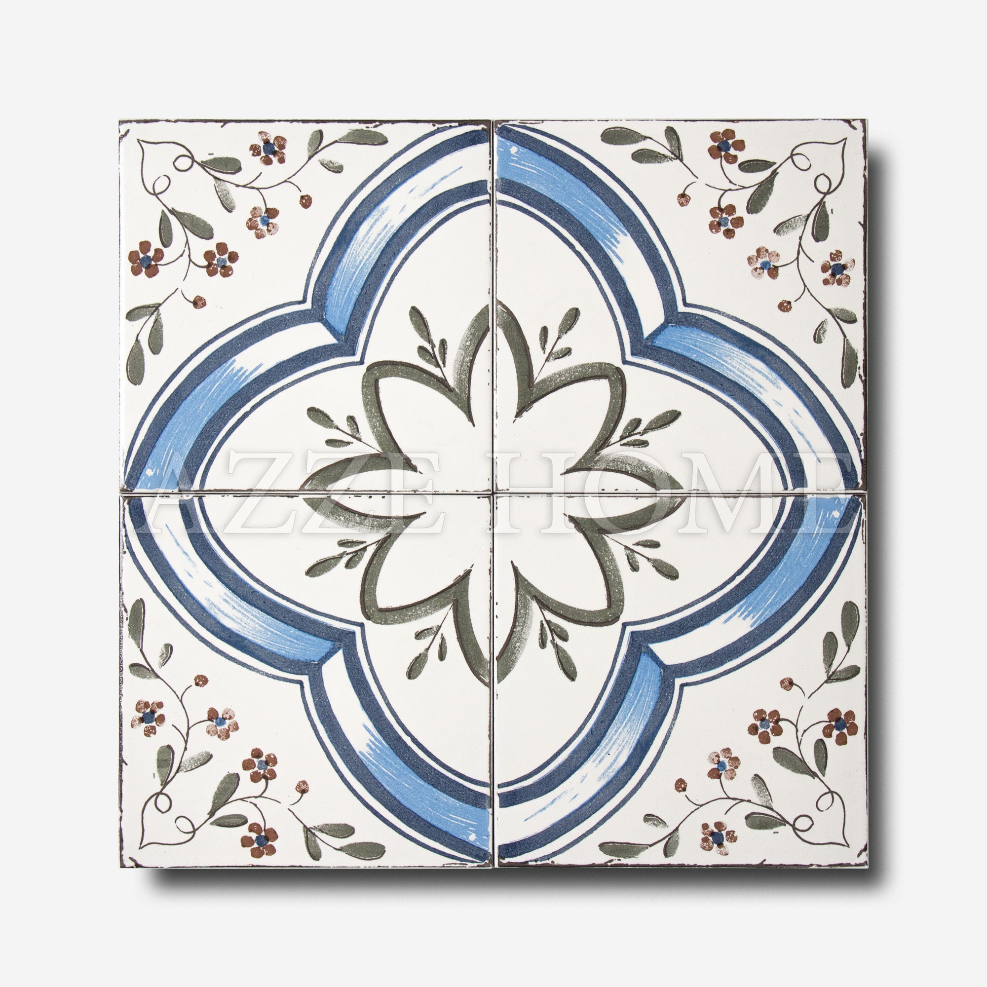 Vintage Tiles 20cm20cm8in8in Porcelain Tile Special Etsy