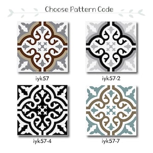 8x8 in customizable tiles, 20x20 cm(8x8 in) Porcelain Tile, Special Indoor and Outdoor Tiles, 1 pack (3 pieces / 1.29 sqft)